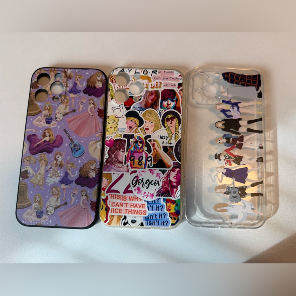 Trendy Graphic Phone Case Trio